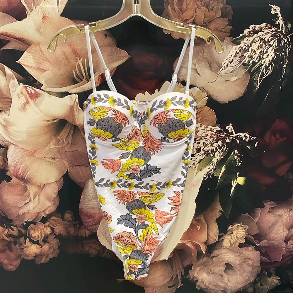 SHEIN printed one piece swimsuit sz L